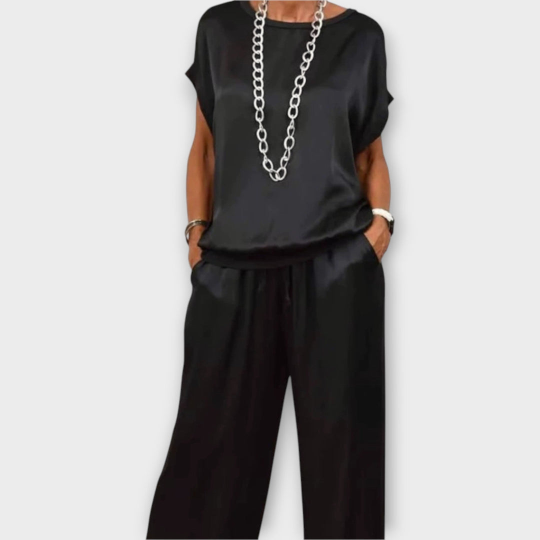 Satin Luxe Two-Piece Set