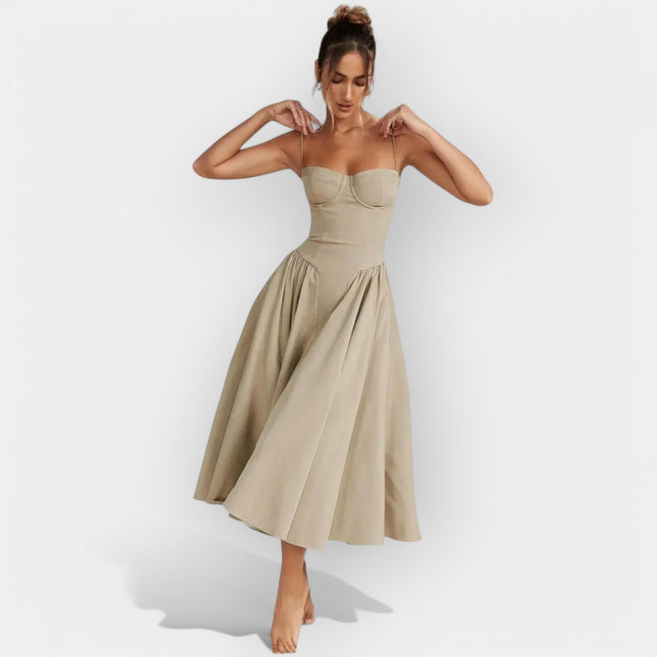 Refined Midi Dress for Summer