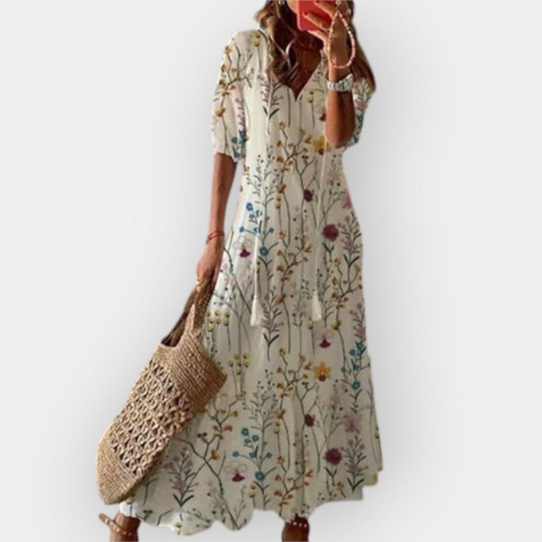 Maxi Dress with Bohemian Style