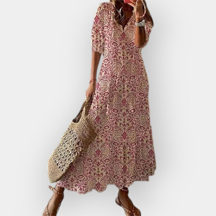Maxi Dress with Bohemian Style